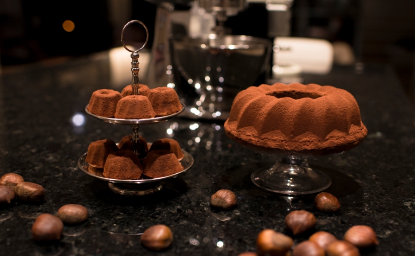 chestnut and chocolate cake
